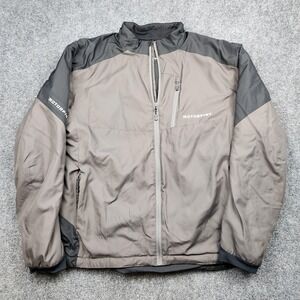 Motorfist PrimaLoft Jacket Mens XL Gray Colorblock Insulated Full Zip Ski Moto